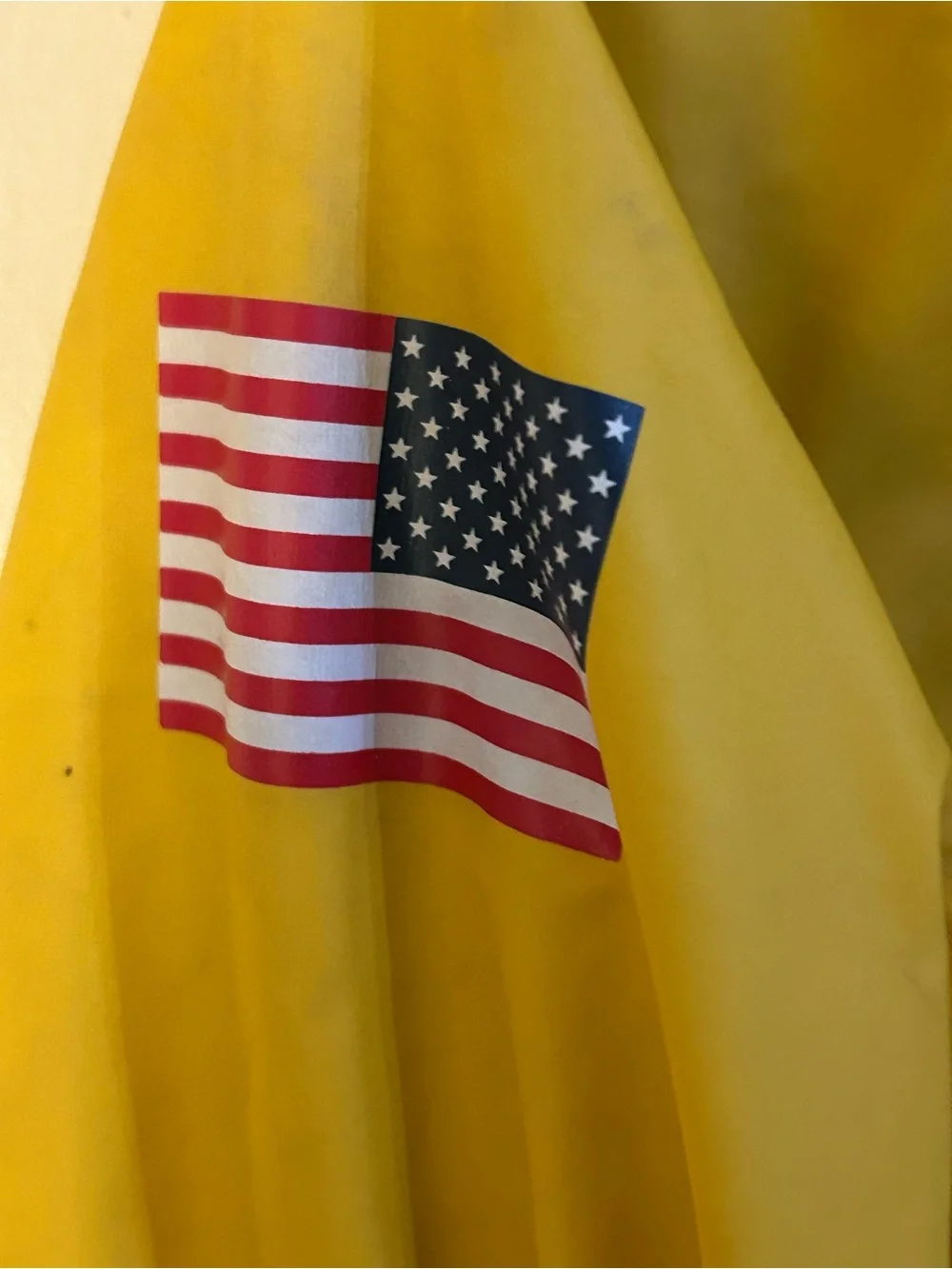 Kids Yellow Firefighter Raincoat with Reflective Stripes 3T